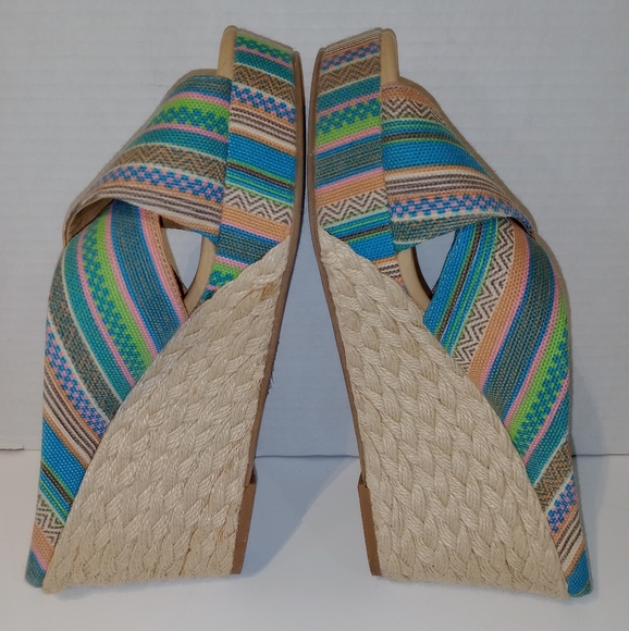 CJ by Laundry Drama Platform Sandals. Sz. 8.5 - Picture 4 of 12